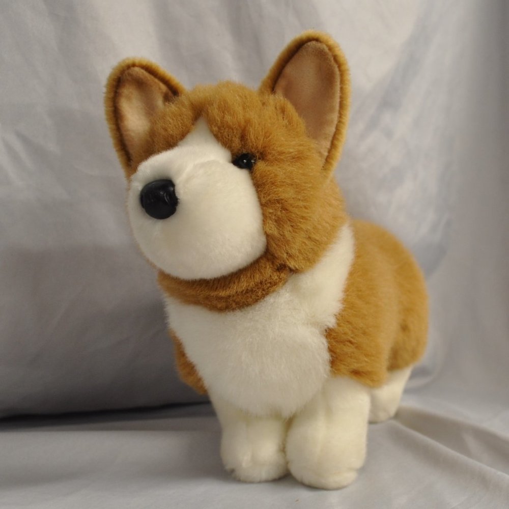 SALE* Douglas Chadwick Corgi dog tan plush stuffed animal PO # 2869 (256w)